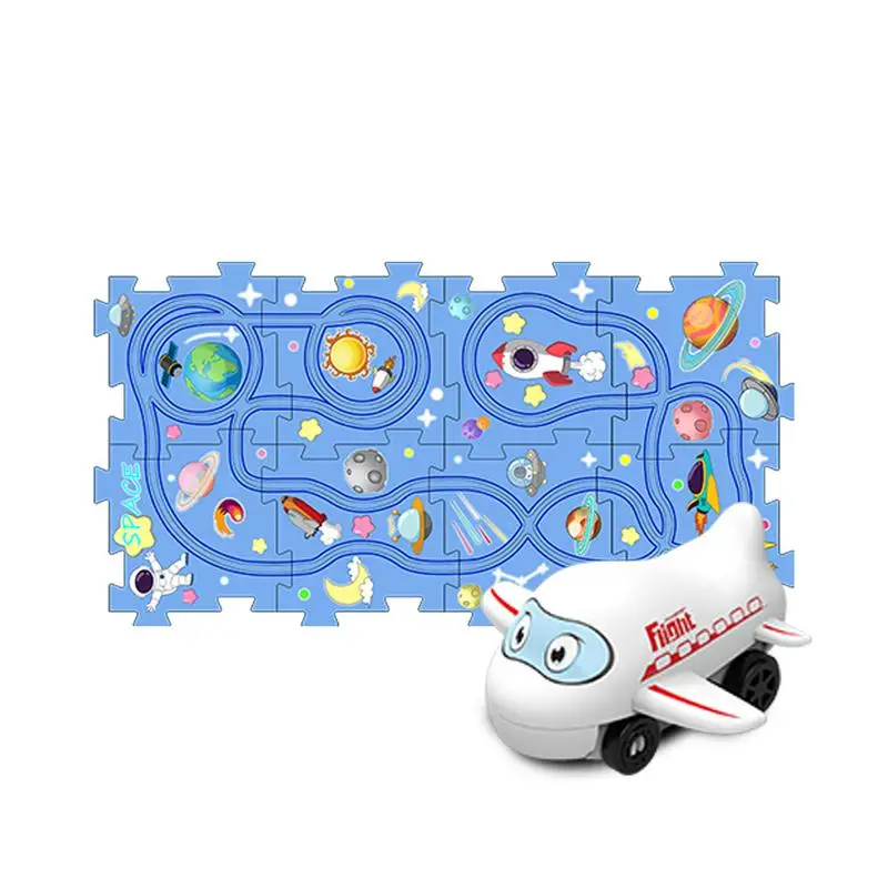 Puzzle Track Car Play Set Space Series Toddler Puzzle Track Play Set Children's Educational Puzzle Track Car Play Set Rail Car
Puzzle Track Car Play Set Space Series Toddler Puzzle Track Play Set Children's Educational Puzzle Track Car Play Set Rail Car