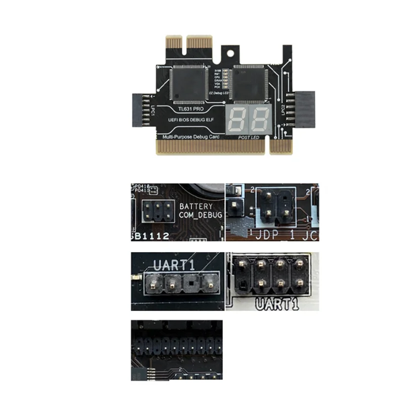 2025 New-2X Analyzer LPC Отладовая карта PCI PCI-E Post Test Kit Диагностическая карта материнской платы J04
2025 New-2X Analyzer LPC Отладовая карта PCI PCI-E Post Test Kit Диагностическая карта материнской платы J04