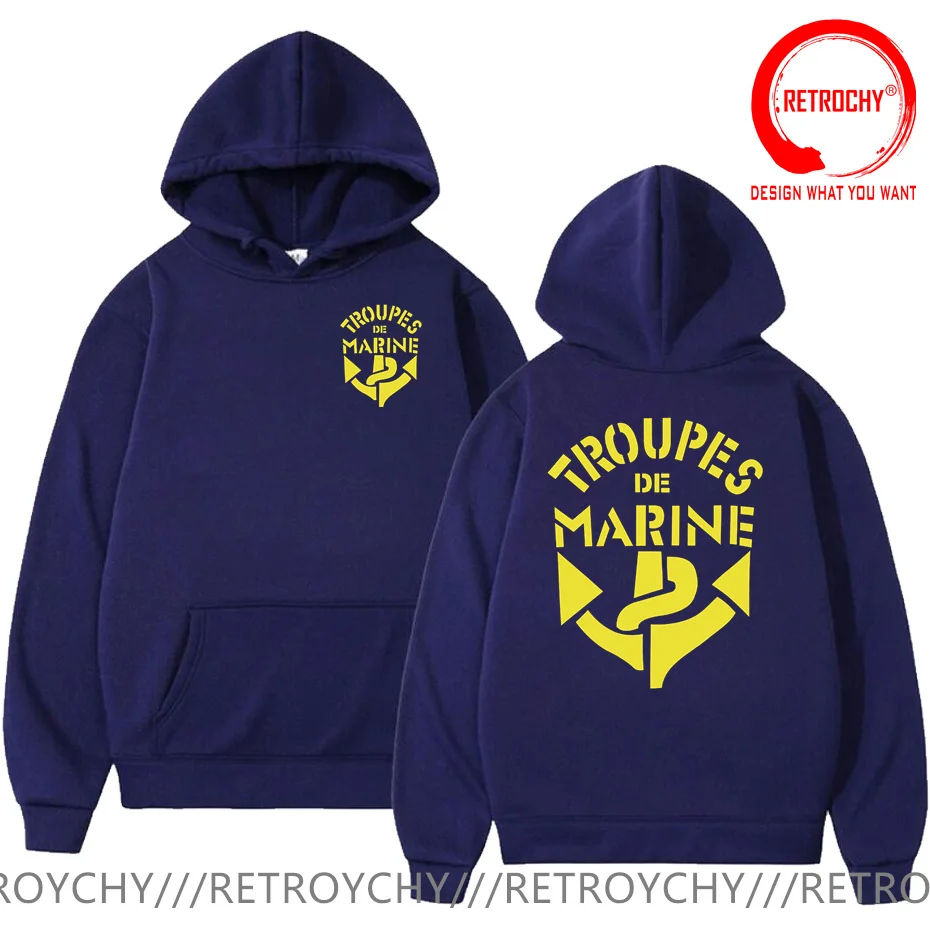 French Navy Troupes De Marine Hoodies Men Sweatshirts Men'S Fashion Clothes Sport Fleece Streetwear Oversized Casual Sweatshirt
French Navy Troupes De Marine Hoodies Men Sweatshirts Men'S Fashion Clothes Sport Fleece Streetwear Oversized Casual Sweatshirt
