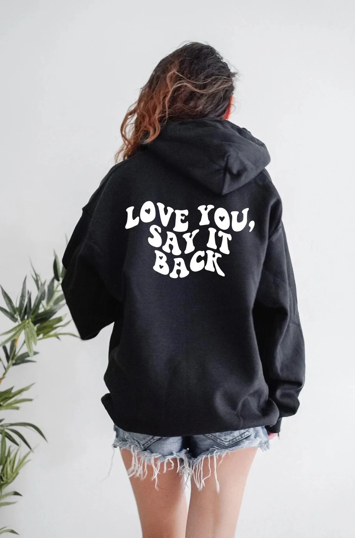 Love You Say It Back Women's Hoody Sweatshirts Funny Love Saying Tumblr Hoodie Fashion Casual Jumper
Love You Say It Back Women's Hoody Sweatshirts Funny Love Saying Tumblr Hoodie Fashion Casual Jumper