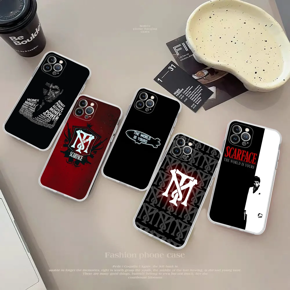 Film S-Scarface Phone Case For IPhone 16 15 8 7 6 6S Plus X SE XR XS 14 11 12 13 Mini Pro Max Mobile Case
Film S-Scarface Phone Case For IPhone 16 15 8 7 6 6S Plus X SE XR XS 14 11 12 13 Mini Pro Max Mobile Case