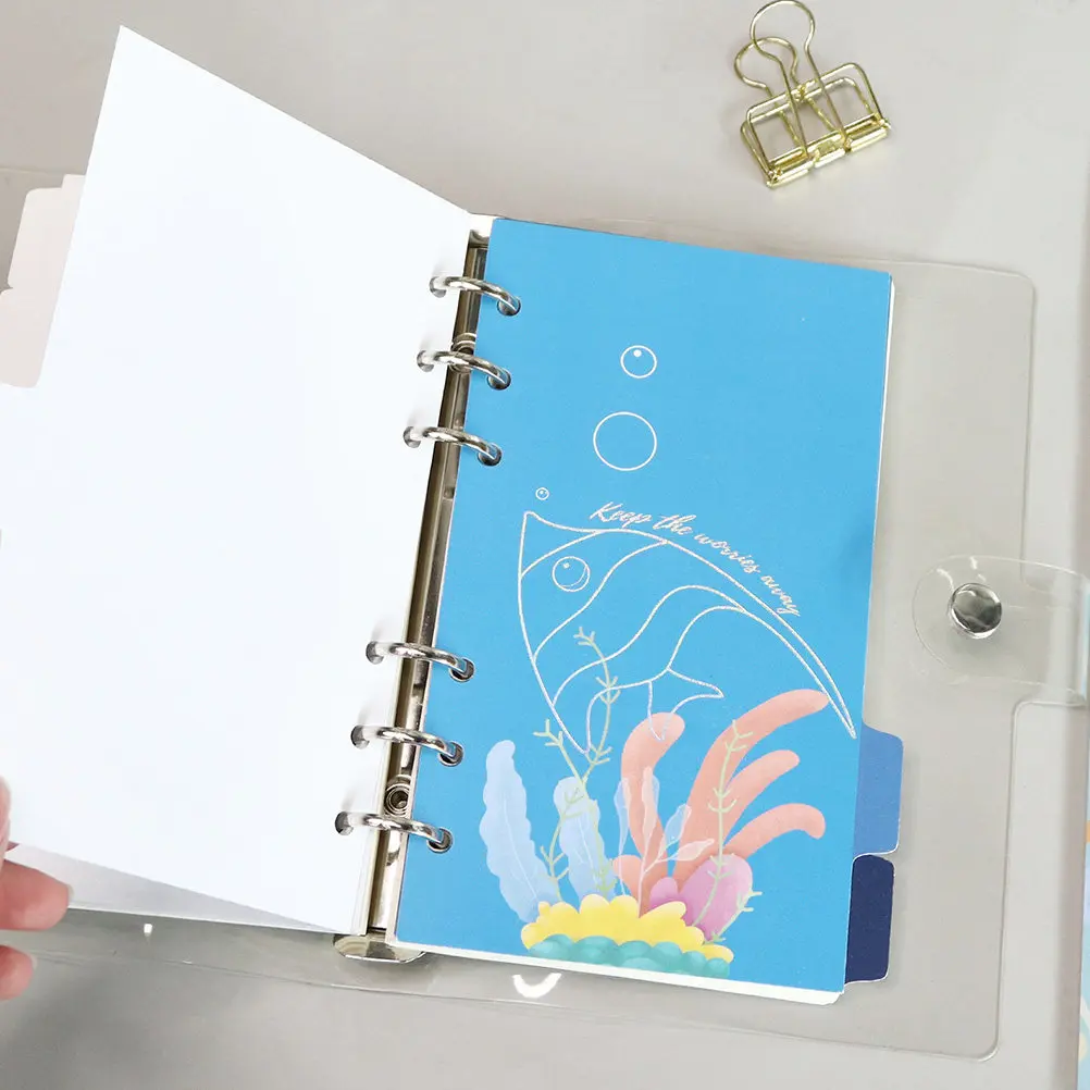 6pcs Binder Divider Index Cards Separator Tabs Notebook Paper Refill Loose Leaf Professional Gifts School Office Use
6pcs Binder Divider Index Cards Separator Tabs Notebook Paper Refill Loose Leaf Professional Gifts School Office Use
