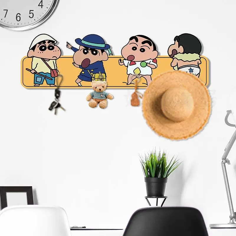 Bandai Kawaii Crayon Shin-Chan Anime Decoration Link Key Clothes Hat Storage Cute Cartoon Sticky Hooks Lovely Daily Necessities
Bandai Kawaii Crayon Shin-Chan Anime Decoration Link Key Clothes Hat Storage Cute Cartoon Sticky Hooks Lovely Daily Necessities