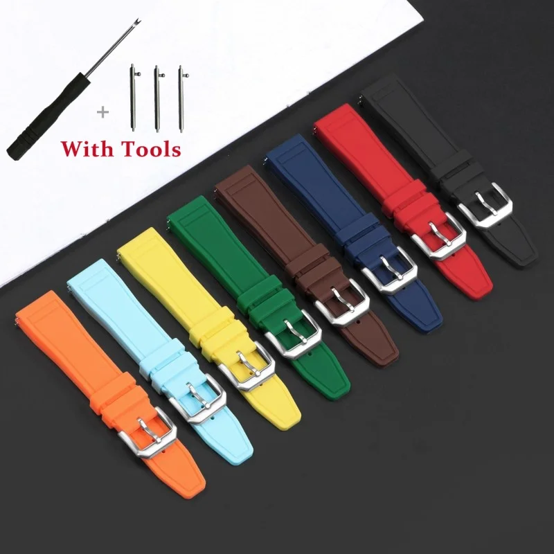 20mm 21mm 22mm Quick Release Soft Silicone Watch Strap Replacement for Universal Waterproof Rubber Watch Band Accessories
20mm 21mm 22mm Quick Release Soft Silicone Watch Strap Replacement for Universal Waterproof Rubber Watch Band Accessories