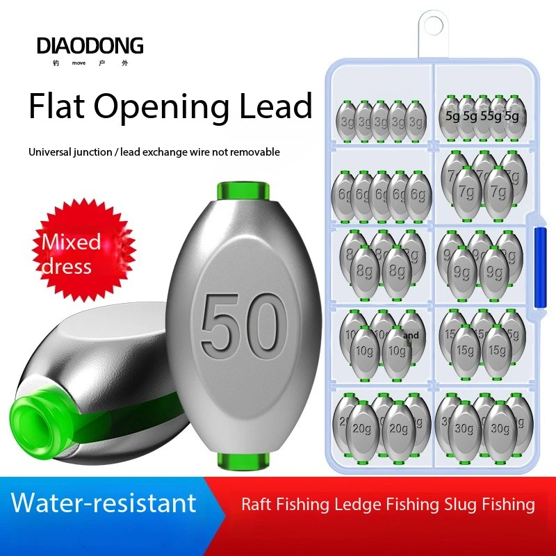 Flat Olive Japanese Style Open Lead Sinker Raft For Fishing, A Central Sinker Bridge Raft Long-Range Throwing Fishing Accessorie
Flat Olive Japanese Style Open Lead Sinker Raft For Fishing, A Central Sinker Bridge Raft Long-Range Throwing Fishing Accessorie