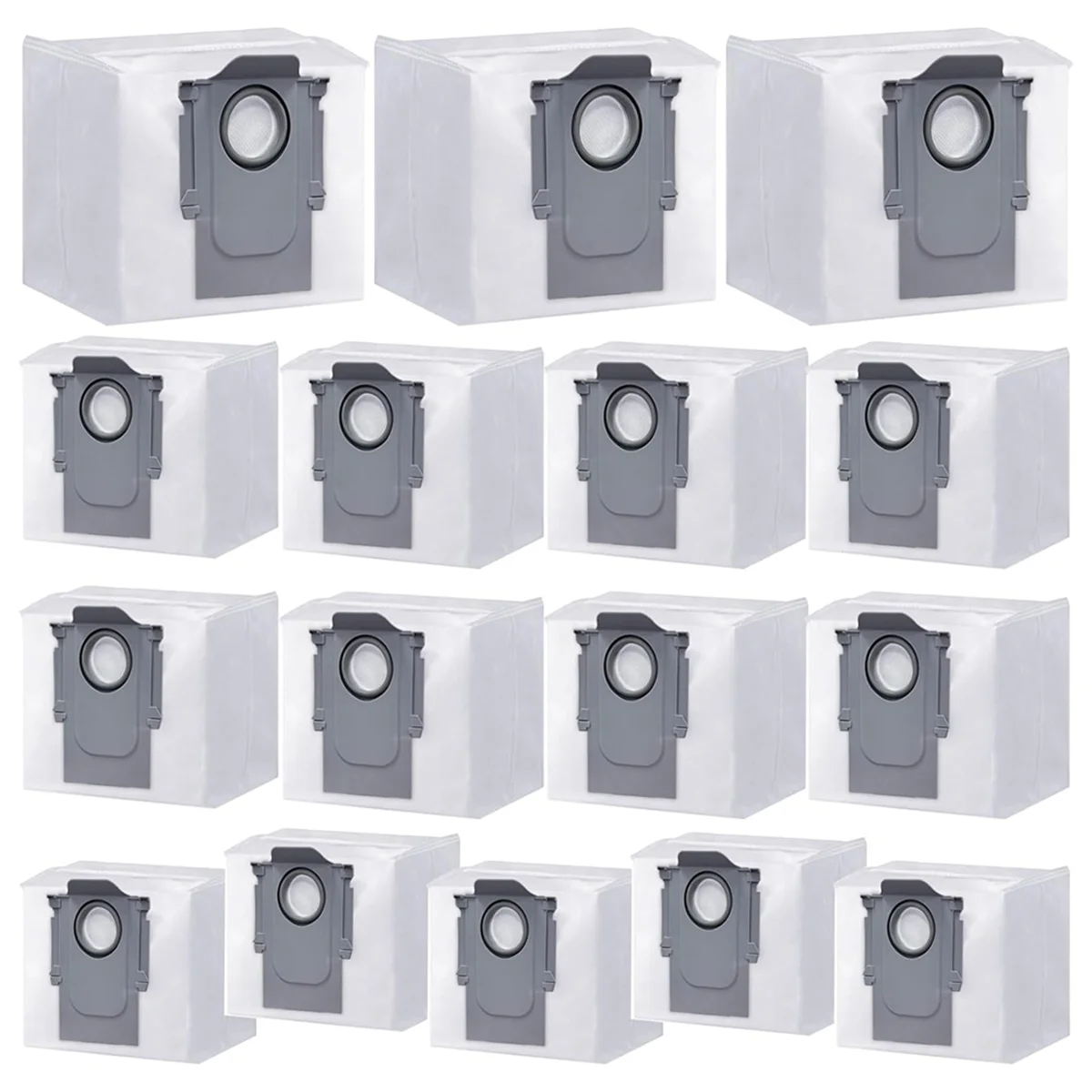 A04V 16 Pack Disposable Dust Bag for Q5 Q5+ + Max Max+ S7 MaxV Ultra S8+ S8 Pro Ultra Robot Vacuum
A04V 16 Pack Disposable Dust Bag for Q5 Q5+ + Max Max+ S7 MaxV Ultra S8+ S8 Pro Ultra Robot Vacuum