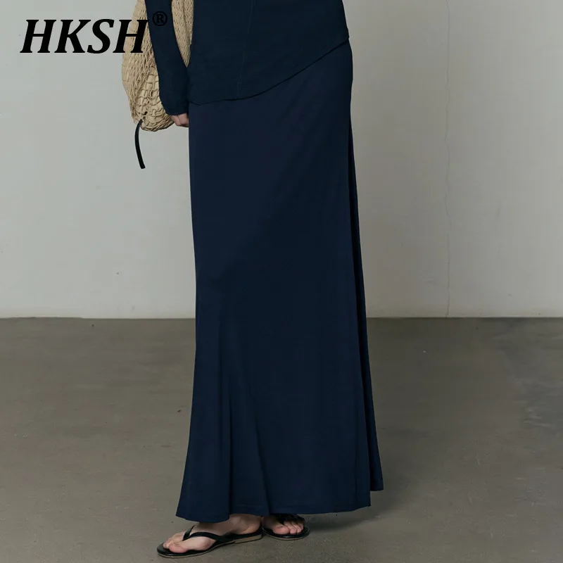 HKSH Spring Summer New Women Tide Streetwear Elegant Temperament Fashion Y2K Patchwork Tencel Chic High Waist Long Skirt HK5172
HKSH Spring Summer New Women Tide Streetwear Elegant Temperament Fashion Y2K Patchwork Tencel Chic High Waist Long Skirt HK5172