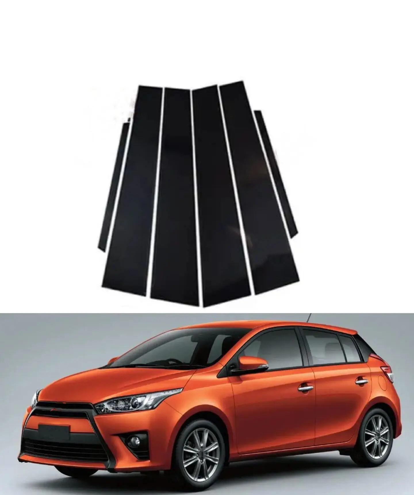 6PCS Glossy Black Pillars Post Fit For Toyota Yaris XP150 HB 2014-2023 Car Door Center Middle Window Column B C Cover
6PCS Glossy Black Pillars Post Fit For Toyota Yaris XP150 HB 2014-2023 Car Door Center Middle Window Column B C Cover