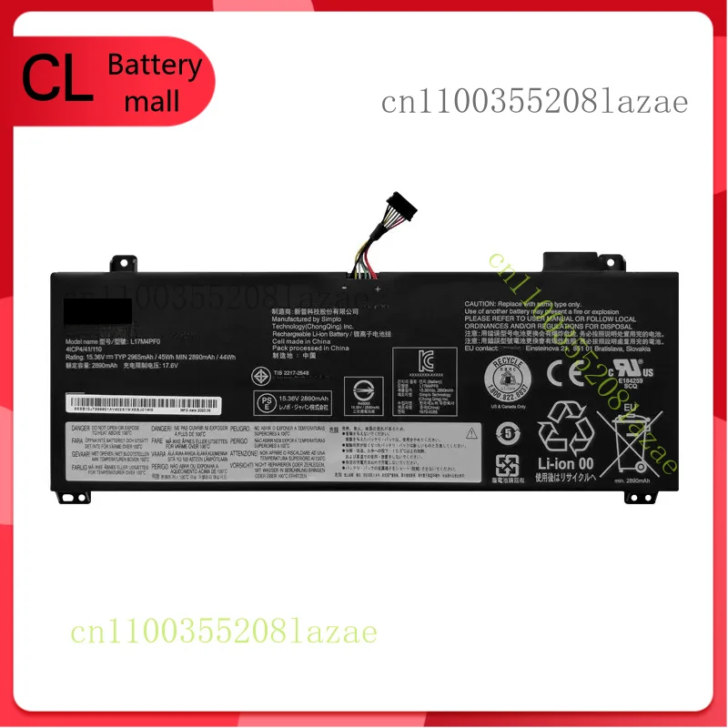 Новый оригинальный аккумулятор L17M4PF0 L17C4PF0 для Lenovo xiaoxin Air 13 S530-13IWL OEM
Новый оригинальный аккумулятор L17M4PF0 L17C4PF0 для Lenovo xiaoxin Air 13 S530-13IWL OEM