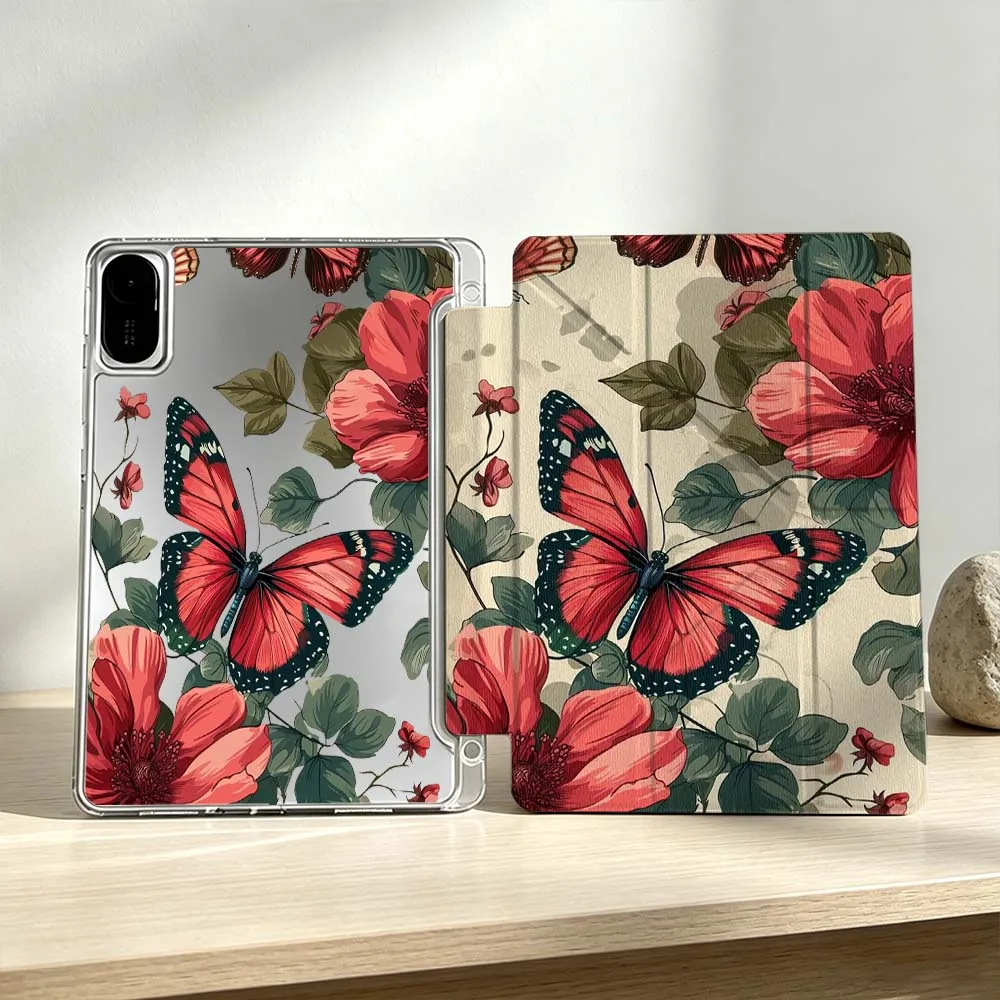 Artistic Red Butterfly Flowers Soft For Xiaomi Mi Pad 8 7 6 5 Pro Redmi Pad SE 2 Poco Pad Foldable 3Y Tablet Case
Artistic Red Butterfly Flowers Soft For Xiaomi Mi Pad 8 7 6 5 Pro Redmi Pad SE 2 Poco Pad Foldable 3Y Tablet Case