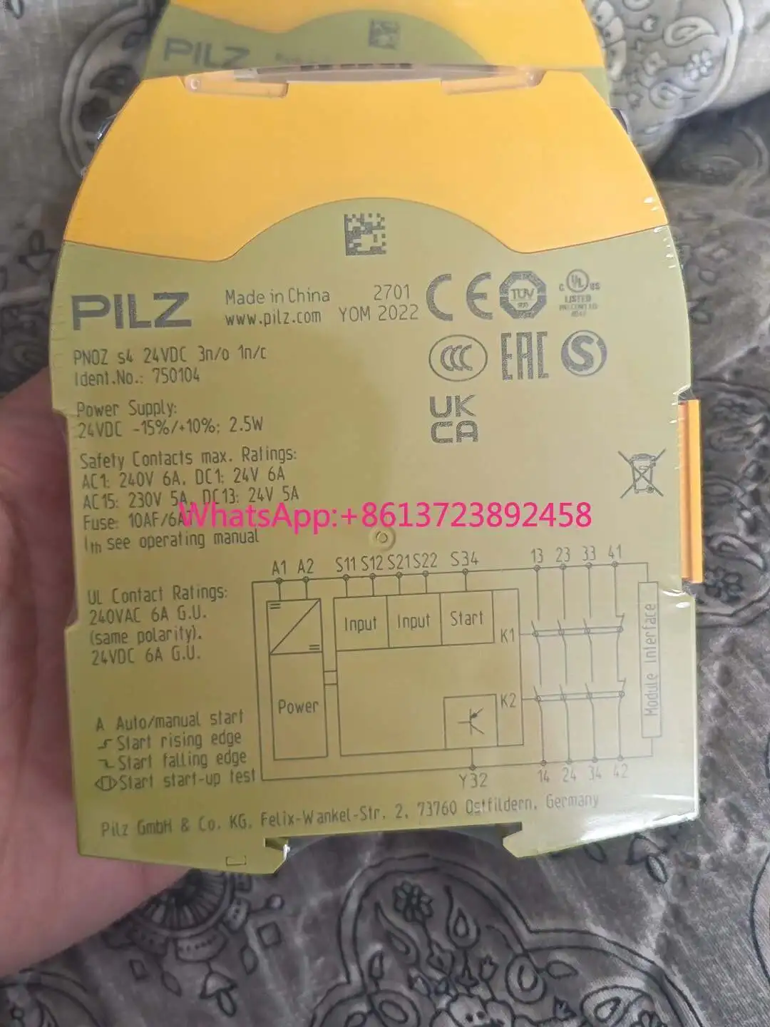 Pilz 750104 safety relay in stock
Pilz 750104 safety relay in stock