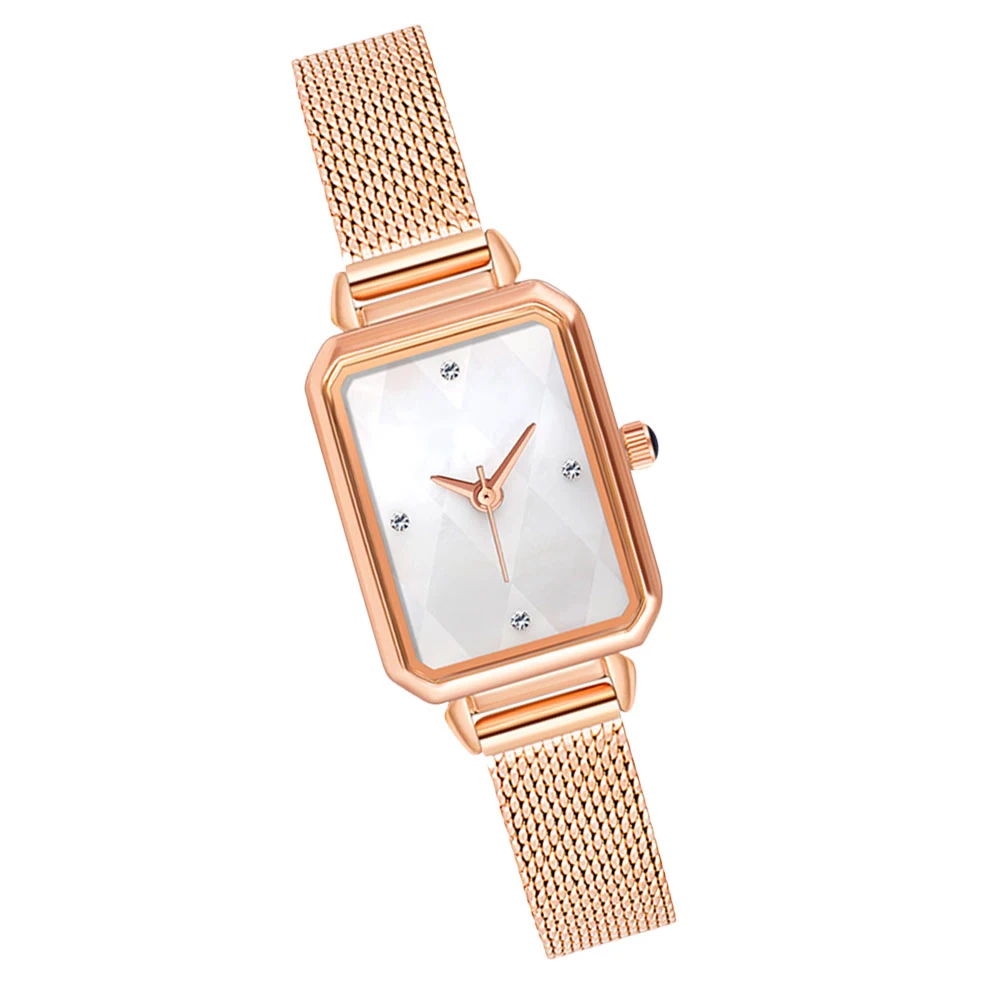 Fashion Sports 1049 Mesh Strap Rose Gold Watch White Durable Casual Practical Wristwatch Wristwatch Fits Japan Movement
Fashion Sports 1049 Mesh Strap Rose Gold Watch White Durable Casual Practical Wristwatch Wristwatch Fits Japan Movement