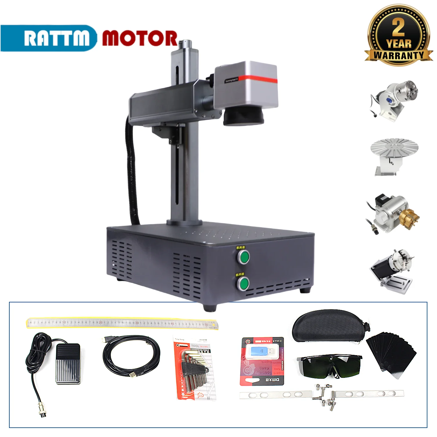 20W 30W 50W 60W 100W Fiber Laser JPT MOPA M7 100W Fiber Marking Machine Color marking Engraving on Metal steel with Rotary Axis
20W 30W 50W 60W 100W Fiber Laser JPT MOPA M7 100W Fiber Marking Machine Color marking Engraving on Metal steel with Rotary Axis