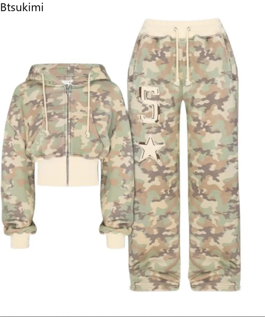 Zipper Hoodie Camouflage Sweatpants 2PCS Set Y2K Women's Clothing Goth Alphabet Embroidered Pullover Sweatshirt Casual Outfits
Zipper Hoodie Camouflage Sweatpants 2PCS Set Y2K Women's Clothing Goth Alphabet Embroidered Pullover Sweatshirt Casual Outfits