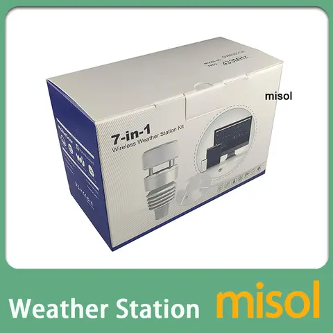 Misol ultrasonic weather station smarthub WiFi Gateway wind speed wind direction rain temperature humidity