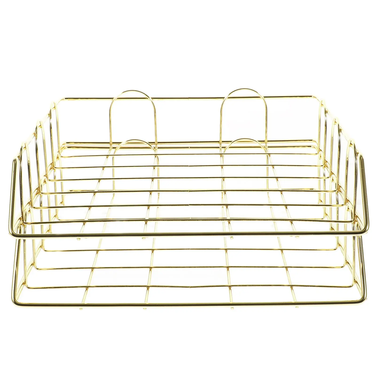 2pcs Golden Metal File Organizer Desk Tray for A4 Documents Magazine Holder Storage Solution Office Supplies Desk Organization
2pcs Golden Metal File Organizer Desk Tray for A4 Documents Magazine Holder Storage Solution Office Supplies Desk Organization