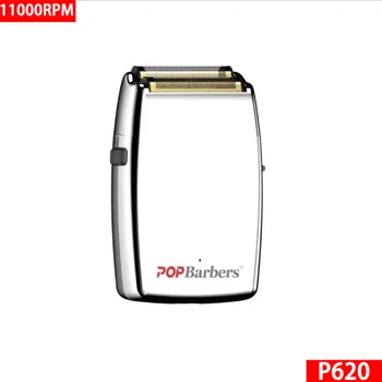 남성용 전문 전기 수염 트리머, 더블 포일 면도기, USB 이발기, 11000 RPM 7W 팝 이발기, P620, 신제품