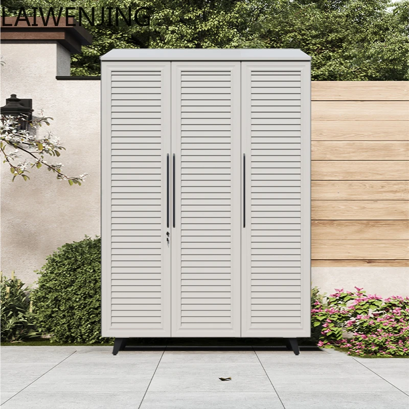 HLZ Outdoor Aluminum Alloy Storage Cabinet Waterproof Sunproof Open-air Garden Tool Shed Courtyard Outdoor Storage Cabinet
HLZ Outdoor Aluminum Alloy Storage Cabinet Waterproof Sunproof Open-air Garden Tool Shed Courtyard Outdoor Storage Cabinet