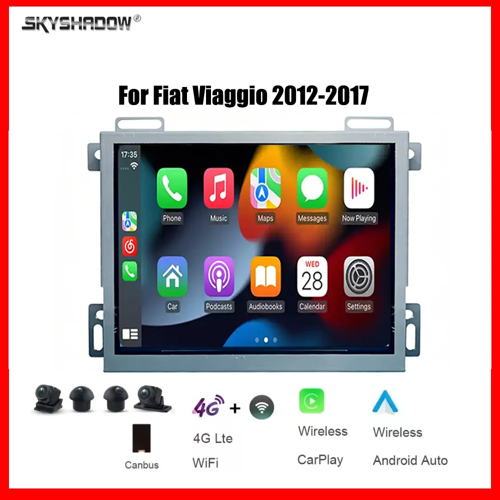 8.4-дюймовый мультимедийный проигрыватель для автомобиля с CarPlay, Android 15, 8-ядерным процессором, 12 ГБ ОЗУ + 256 ГБ памяти, 4G, Bluetooth, GPS-навигацией и радио для Fiat Viaggio 2012-2017 годов выпуска
8.4-дюймовый мультимедийный проигрыватель для автомобиля с CarPlay, Android 15, 8-ядерным процессором, 12 ГБ ОЗУ + 256 ГБ памяти, 4G, Bluetooth, GPS-навигацией и радио для Fiat Viaggio 2012-2017 годов выпуска