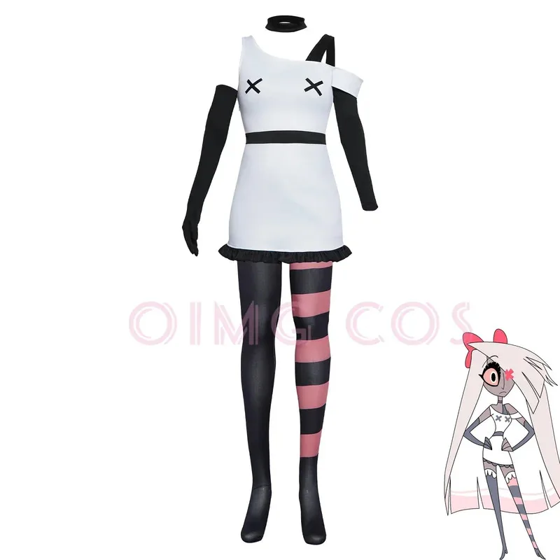 Vaggie Hotel Cosplay Uniform Costume Men's Suit Role playing for Halloween party
Vaggie Hotel Cosplay Uniform Costume Men's Suit Role playing for Halloween party