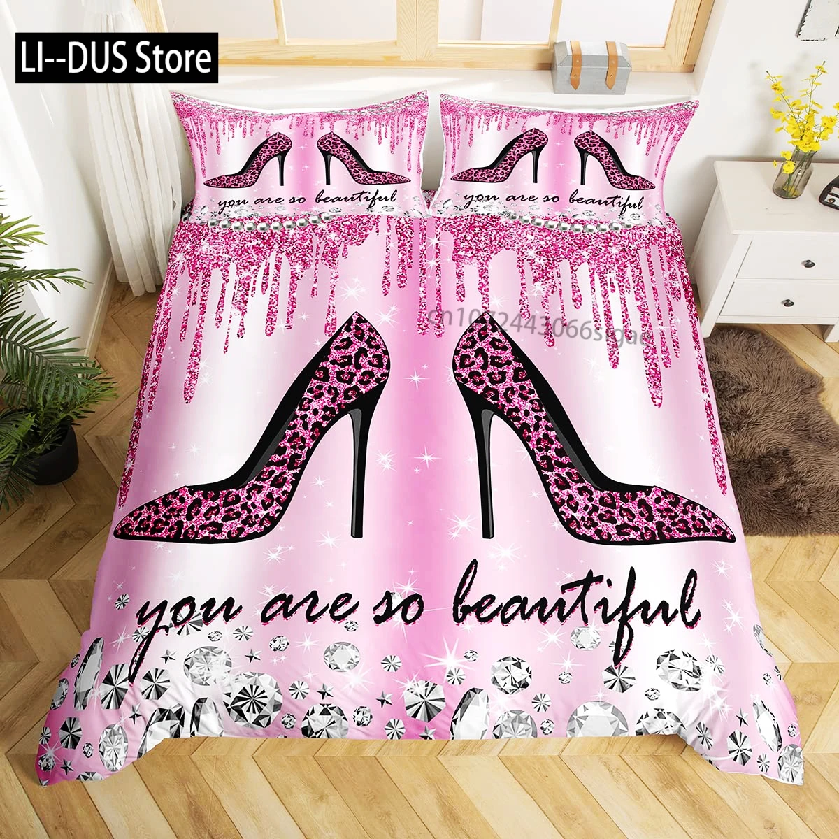 Silver Glitter Bedding Set Bling Party Decorations Duvet Cover for Kids Boys Girls Teens Diamond Comforter Cover Room Decor 3pcs
Silver Glitter Bedding Set Bling Party Decorations Duvet Cover for Kids Boys Girls Teens Diamond Comforter Cover Room Decor 3pcs