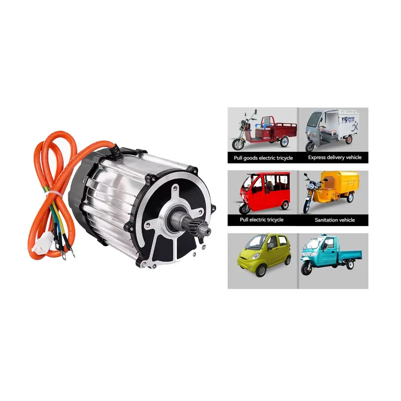 Electric Tricycle High Speed Brushless Differential Motor 48V 60V 72V 1500W/1800W 3200RPM 3900RPM
Electric Tricycle High Speed Brushless Differential Motor 48V 60V 72V 1500W/1800W 3200RPM 3900RPM