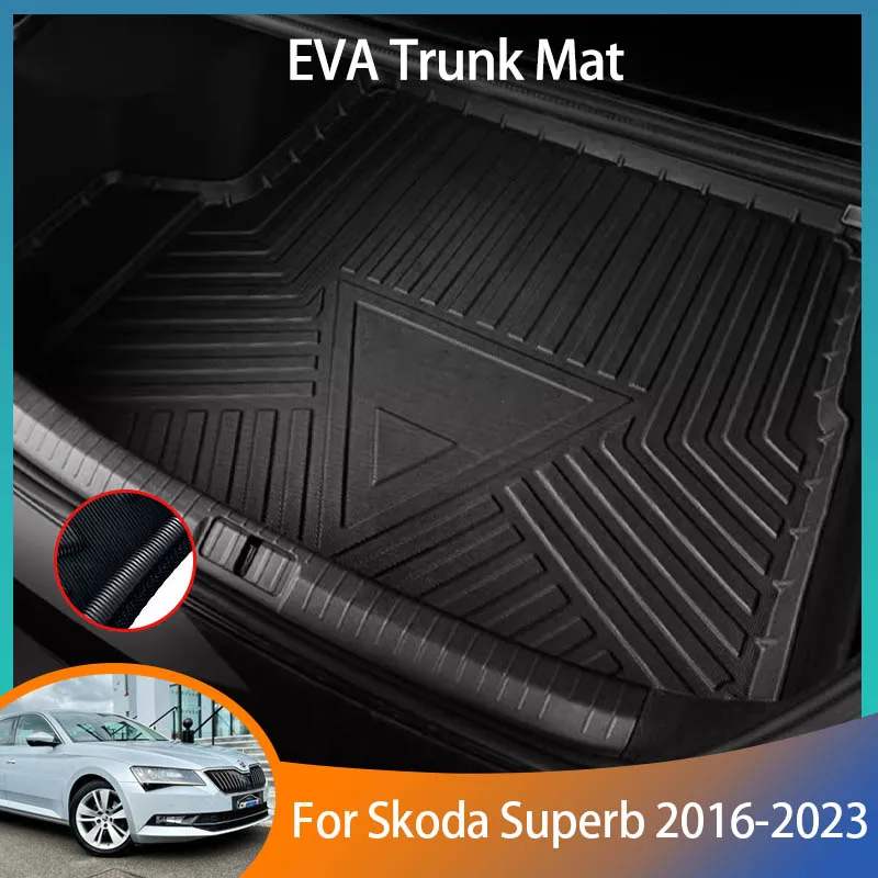 Для Skoda Superb 3 MK3 B8 3V 2023-2016 2017 2018 2019 коврики для багажника автомобиля, водонепроницаемый защитный коврик для хранения, аксессуары, материал эва
Для Skoda Superb 3 MK3 B8 3V 2023-2016 2017 2018 2019 коврики для багажника автомобиля, водонепроницаемый защитный коврик для хранения, аксессуары, материал эва