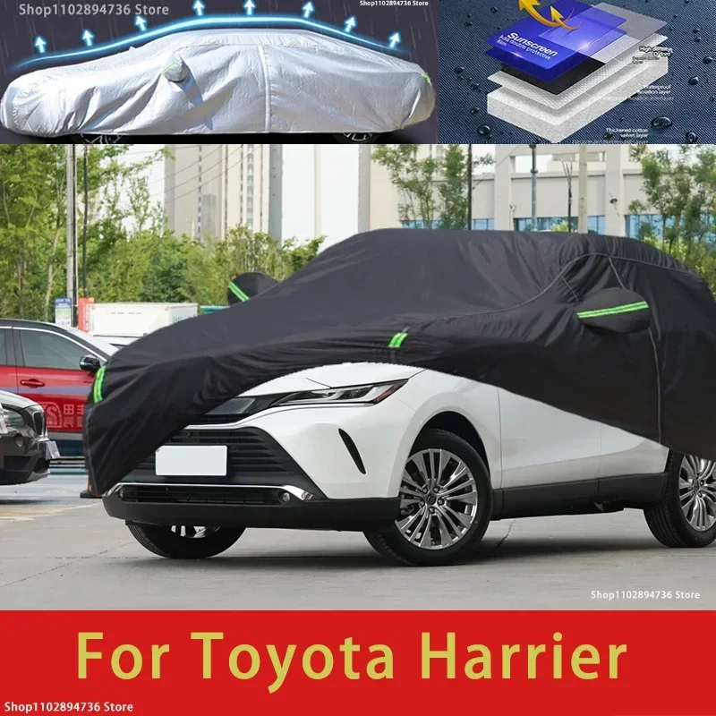 For Toyota Harrier Outdoor Protection Full Car Cover Snow Covers Sunshade Waterproof Dustproof Black Car Cover
For Toyota Harrier Outdoor Protection Full Car Cover Snow Covers Sunshade Waterproof Dustproof Black Car Cover