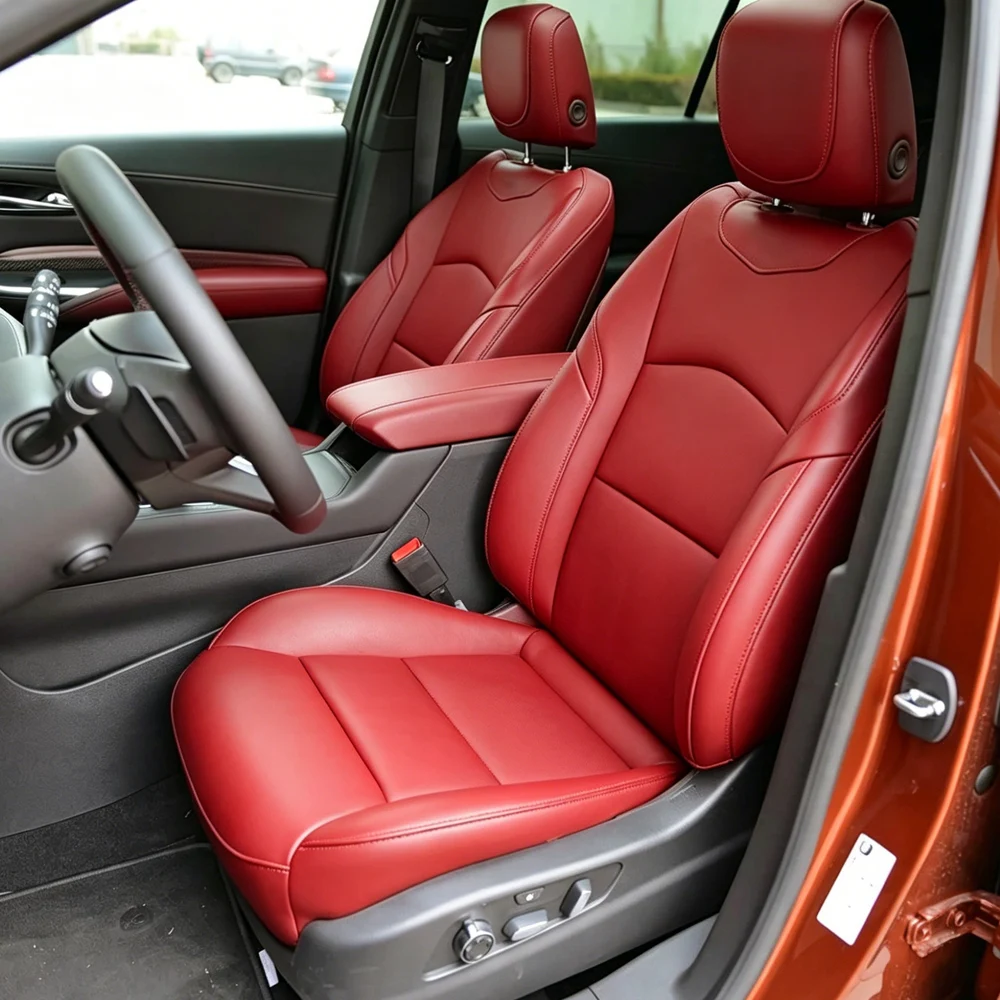 Чехлы на сиденья автомобиля из искусственной кожи для Cadillac XT4 2018-2023: Защитные накладки, стайлинг салона
Чехлы на сиденья автомобиля из искусственной кожи для Cadillac XT4 2018-2023: Защитные накладки, стайлинг салона