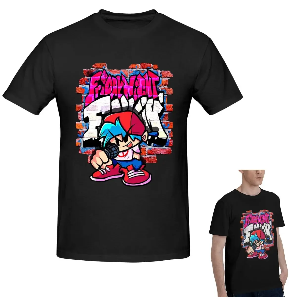 100% хлопок BoyFriend FNF. Футболка Brick Wall, мужская классическая футболка большого размера, мужские летние рубашки с круглым вырезом, топы, S-6XL
100% хлопок BoyFriend FNF. Футболка Brick Wall, мужская классическая футболка большого размера, мужские летние рубашки с круглым вырезом, топы, S-6XL