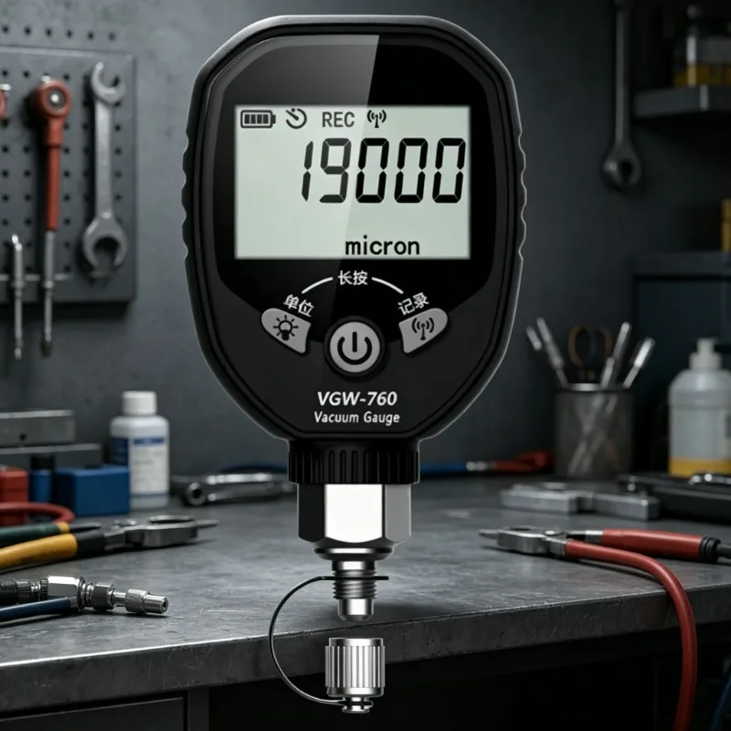 High Precision Digital Wireless Vacuum Pressure Gauge VGW-760 Industrial Tester
High Precision Digital Wireless Vacuum Pressure Gauge VGW-760 Industrial Tester