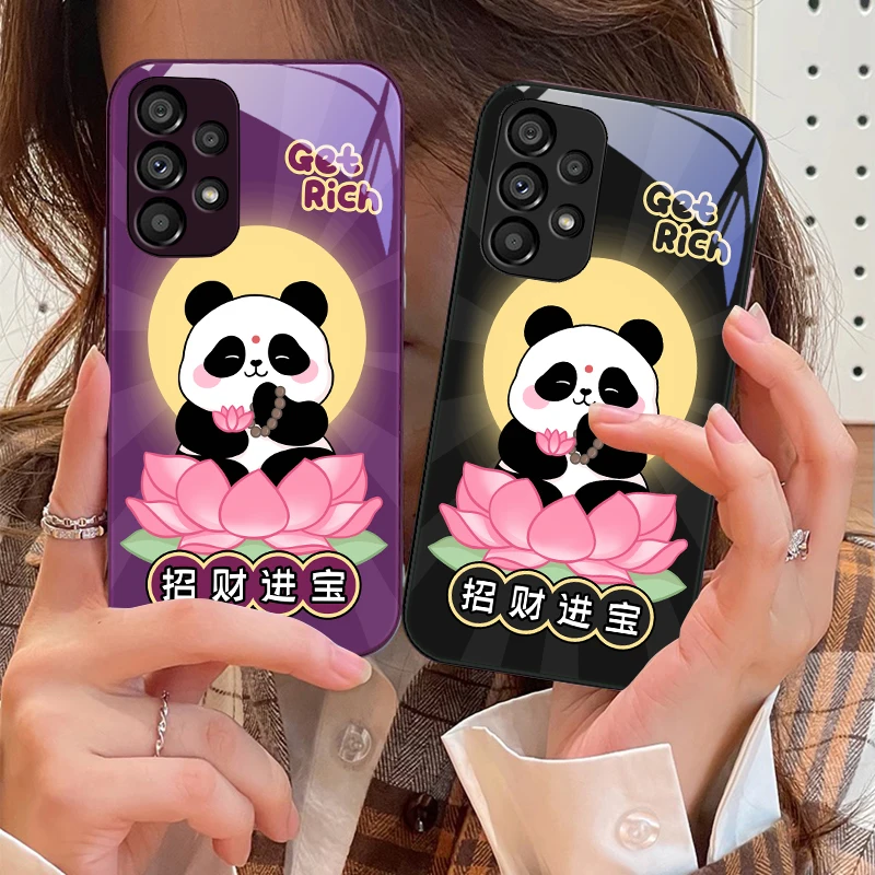Sitting Lotus Panda For Samsung Galaxy S10 4G S20 11E 30 S21 21 22 S24 Fe Pro S23 S25 Ultra 5G S9 Tempered Glass Phone Case
Sitting Lotus Panda For Samsung Galaxy S10 4G S20 11E 30 S21 21 22 S24 Fe Pro S23 S25 Ultra 5G S9 Tempered Glass Phone Case