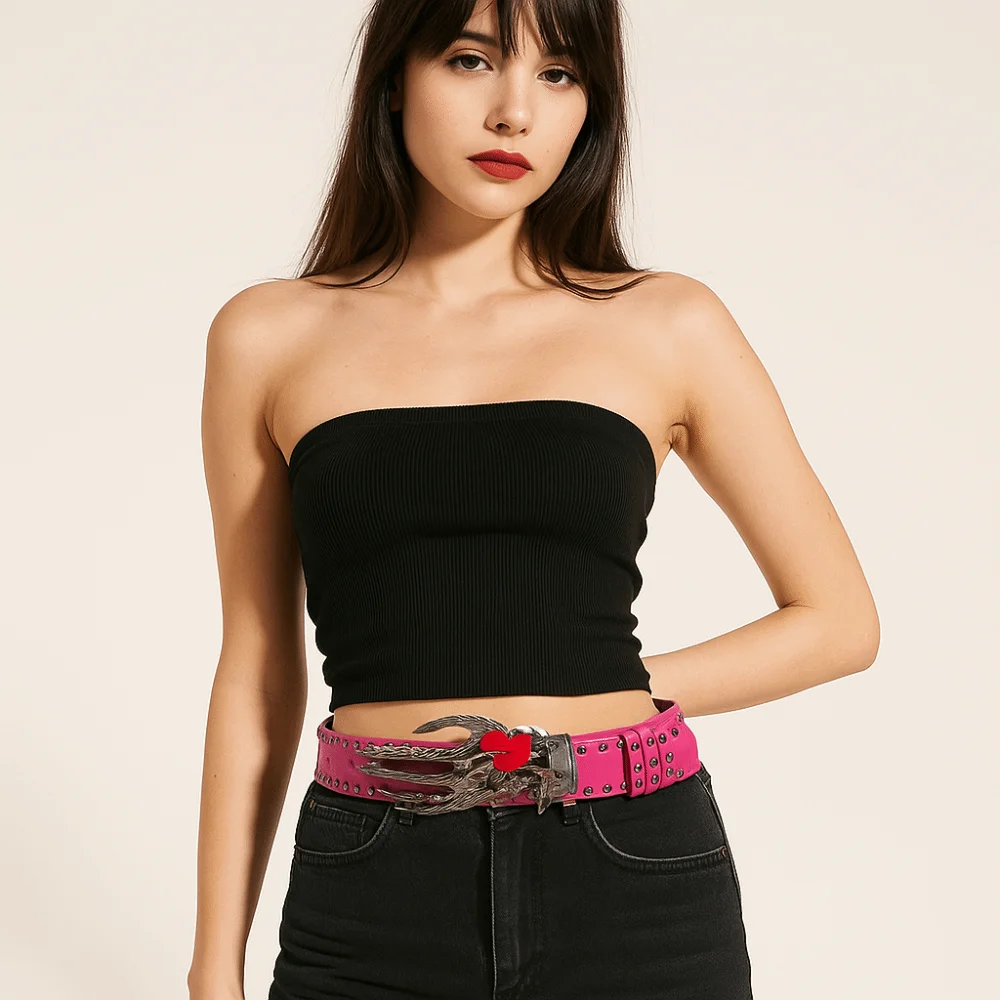 Cool Jeans Decor Skull Rivet Belt Skeleton American Punk Love Hand Palm Belt Korean Style Y2k PU Leather Waistbands Female/Girls
Cool Jeans Decor Skull Rivet Belt Skeleton American Punk Love Hand Palm Belt Korean Style Y2k PU Leather Waistbands Female/Girls