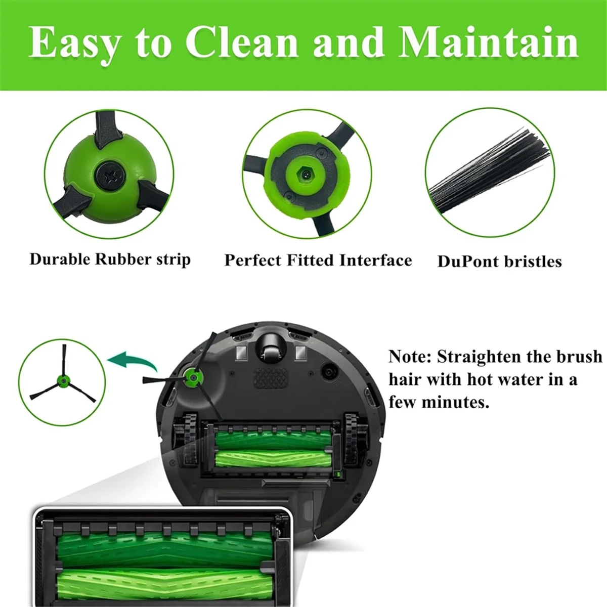 B25B Replacement Parts for IRobot Roomba I3 I3+ I4 I6 I6+ I7 I7+ I8 I8+/ Plus E5 E6 E7 J7 I E &J Series Vacuum Cleaner
B25B Replacement Parts for IRobot Roomba I3 I3+ I4 I6 I6+ I7 I7+ I8 I8+/ Plus E5 E6 E7 J7 I E &J Series Vacuum Cleaner