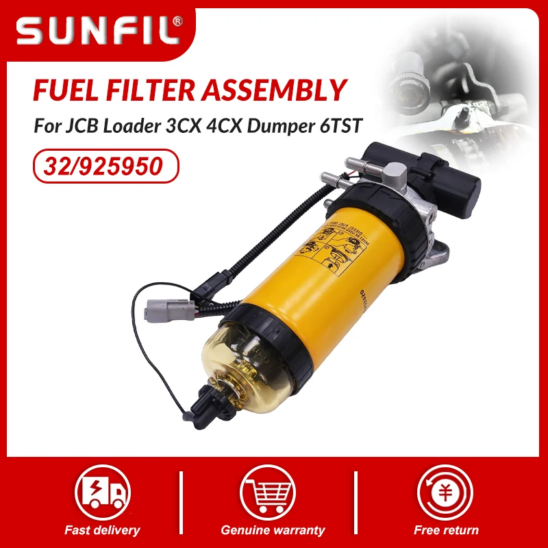 32/925950 333/C3351 320/A7046 320/A7087 Топливный насос и топливный фильтр в сборе для погрузчика JCB 3CX 4CX Самосвал 6TS 
32/925950 333/C3351 320/A7046 320/A7087 Топливный насос и топливный фильтр в сборе для погрузчика JCB 3CX 4CX Самосвал 6TS