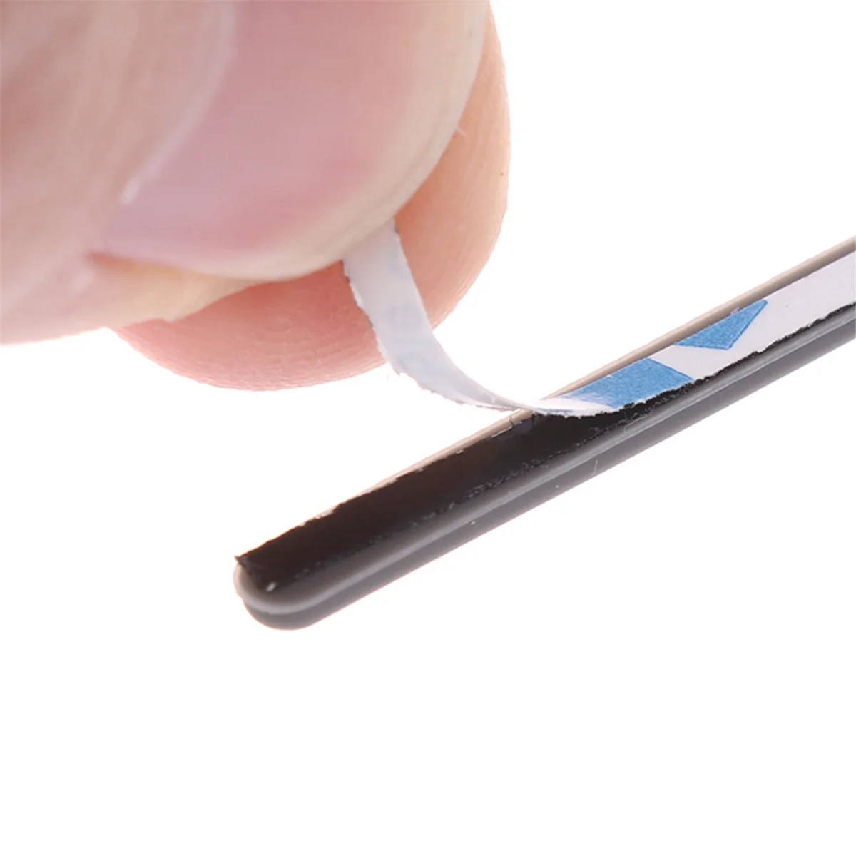 AB01 2Pcs Universal Laptop Rubber Strip for 7310 DIY Bottom Case Foot Pad Non-Slip Shell Pad Replacement