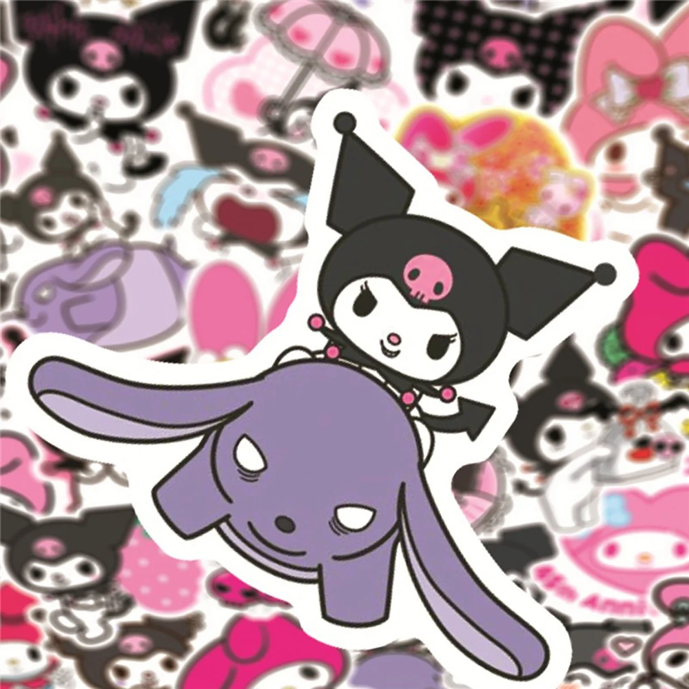 10/30/50PCS Mixed Cute My Melody Kuromi Stickers Cartoon Funny Decals Classic Toy DIY Suitcase Fridge Phone Laptop For Kid Gift
10/30/50PCS Mixed Cute My Melody Kuromi Stickers Cartoon Funny Decals Classic Toy DIY Suitcase Fridge Phone Laptop For Kid Gift