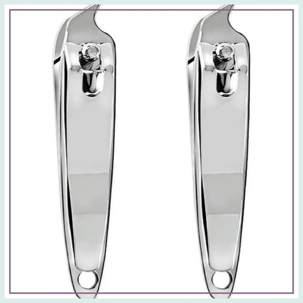 2 Pcs Metal Slanted Edge Nail Clippers for Pedicure Manicure, Cuticle Cutter
2 Pcs Metal Slanted Edge Nail Clippers for Pedicure Manicure, Cuticle Cutter