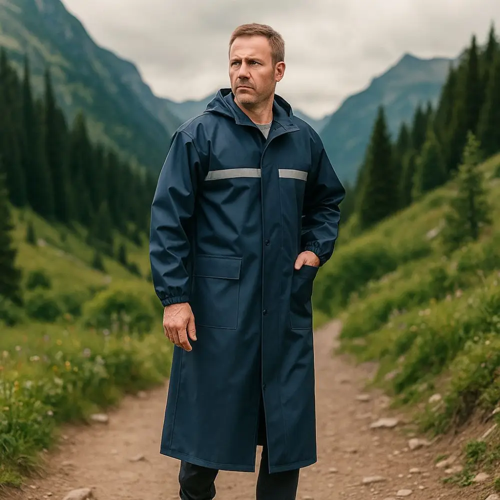 Windproof Motorcycle Rider Raincoat Reflective Strips Wear Resistant Waterproof Rain Coat Detachable Brim Anti Storm Rainwear
Windproof Motorcycle Rider Raincoat Reflective Strips Wear Resistant Waterproof Rain Coat Detachable Brim Anti Storm Rainwear