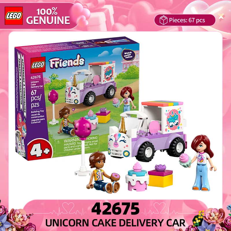 LEGO строительные блоки, серия друзей 42675, единорог, грузовик для доставки торта, детские головоломки для мальчиков и девочек, строительные блоки, игрушка в подарок
LEGO строительные блоки, серия друзей 42675, единорог, грузовик для доставки торта, детские головоломки для мальчиков и девочек, строительные блоки, игрушка в подарок
