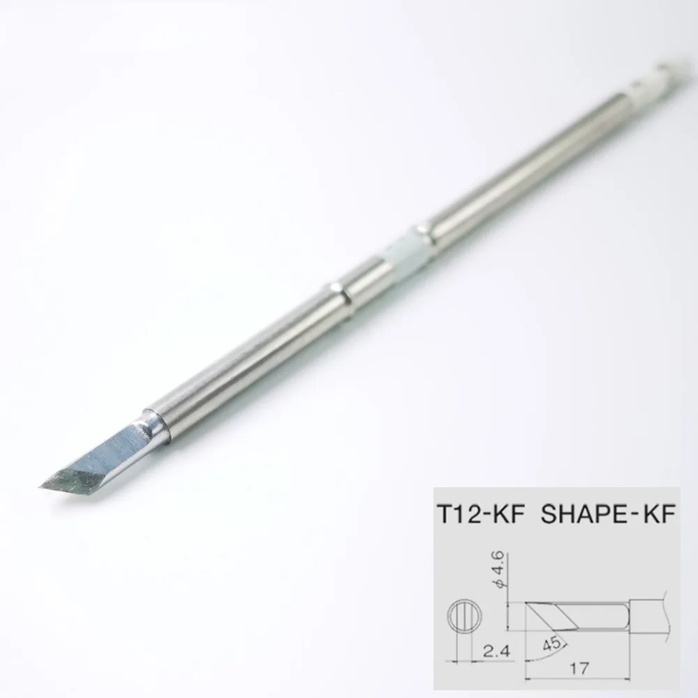 T12-KF T12 Soldering Iron Tips Welding Tools Electric Soldering Iron For Hakko FX951 T12 Soldering Station Kits
T12-KF T12 Soldering Iron Tips Welding Tools Electric Soldering Iron For Hakko FX951 T12 Soldering Station Kits