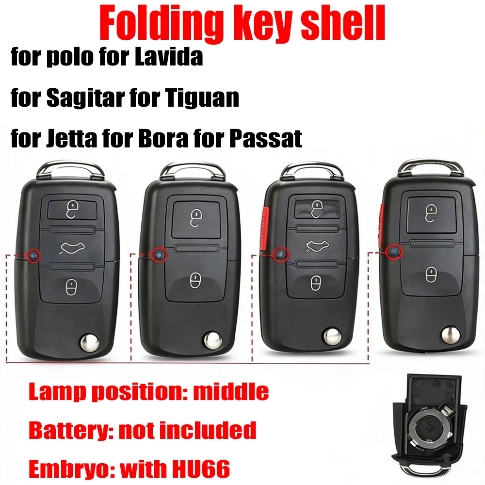 Key shell for VW B5 for Passat for Lavida for Sagitar for Tiguan Folding Key Shell Replacement Shell
Key shell for VW B5 for Passat for Lavida for Sagitar for Tiguan Folding Key Shell Replacement Shell