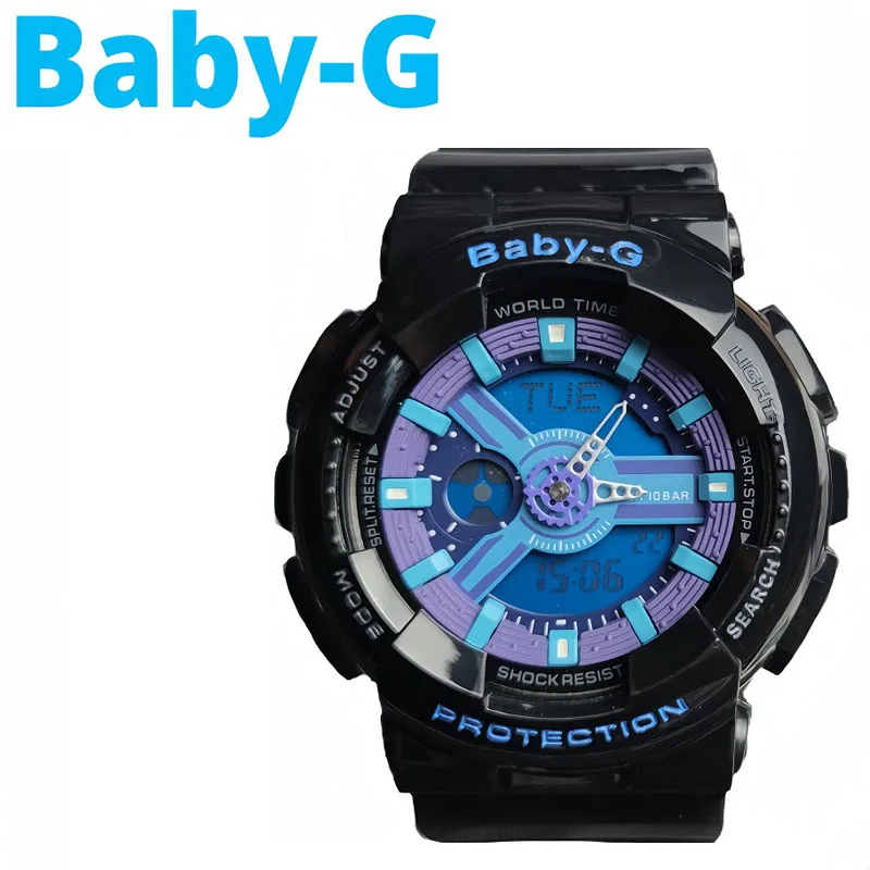 BABY-G Luxury Brand Ladies Watch BA-110 Series New Multifunction LED Light Wristwatch Waterproof Shockproof Sports Woman's Watch
BABY-G Luxury Brand Ladies Watch BA-110 Series New Multifunction LED Light Wristwatch Waterproof Shockproof Sports Woman's Watch