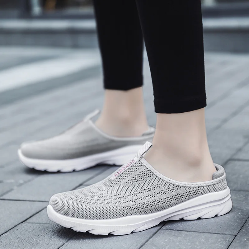 Spring and Autumn Large-sized Half-length Women Shoes Wear Mesh Casual Shoes on The Outside Breathable Lazy Women Single Shoes
Spring and Autumn Large-sized Half-length Women Shoes Wear Mesh Casual Shoes on The Outside Breathable Lazy Women Single Shoes