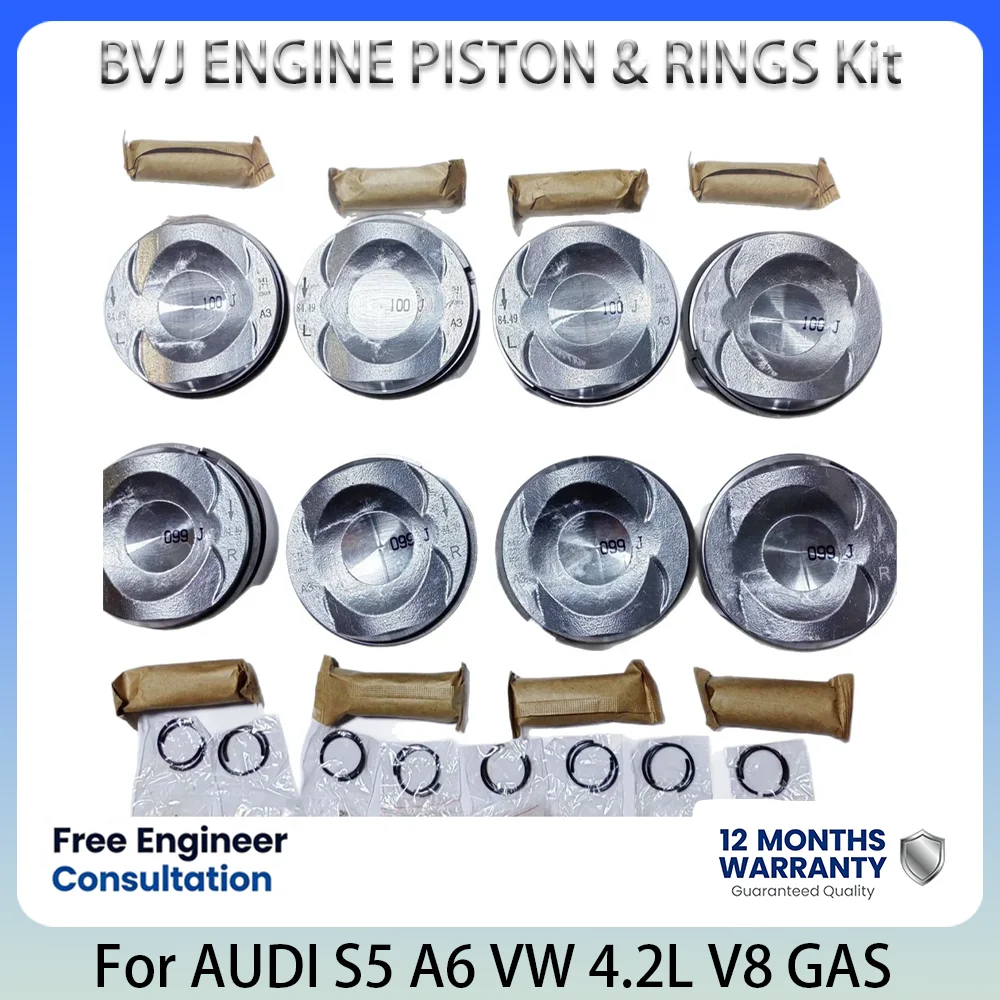 BVJ CDRA Engine Piston & Piston Ring set For AUDI VW 4.2L 4.2 L T V8 GAS 079107065DC 06-18 A5 S5 A6 C6 D3 D4 Q7 4F2 4E2 TOUAREG
BVJ CDRA Engine Piston & Piston Ring set For AUDI VW 4.2L 4.2 L T V8 GAS 079107065DC 06-18 A5 S5 A6 C6 D3 D4 Q7 4F2 4E2 TOUAREG