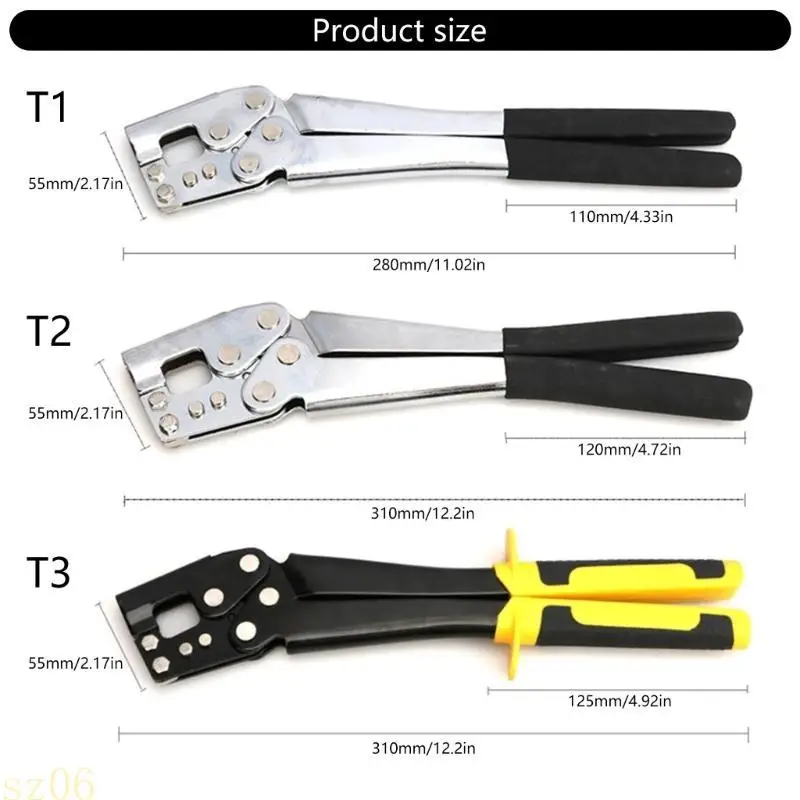 Q2Q4 Professional Hand Tool for Fastening Keels Board and Dry Wall Studs Crimper Plier Studs Crim Forceps Metal Sheet Crimper
Q2Q4 Professional Hand Tool for Fastening Keels Board and Dry Wall Studs Crimper Plier Studs Crim Forceps Metal Sheet Crimper