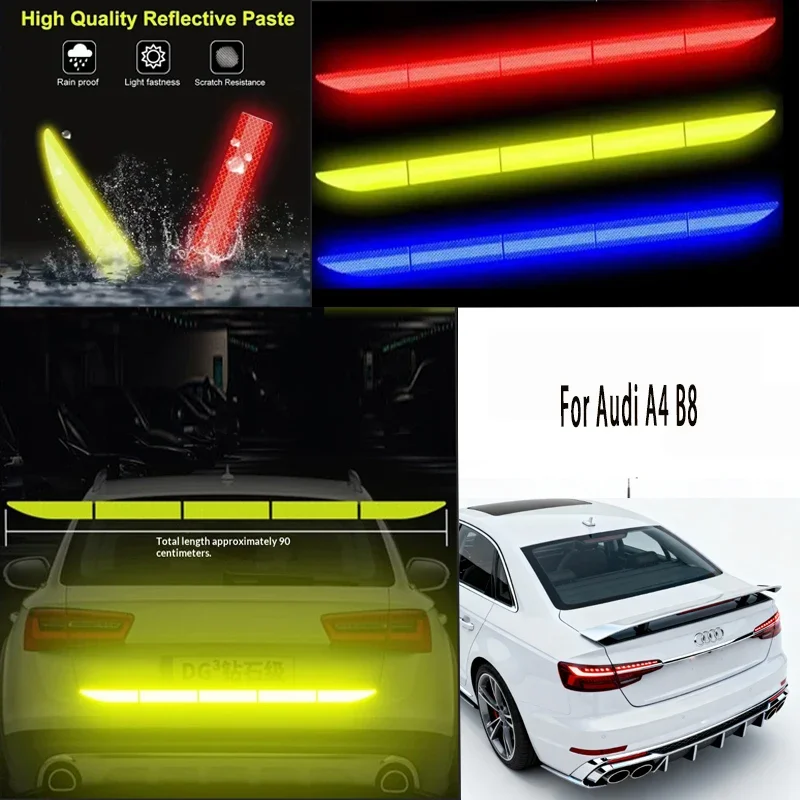 For Audi A4 B8 1pcs Reflective Warning Safety Tape-Car Trunk Anti-Collision
For Audi A4 B8 1pcs Reflective Warning Safety Tape-Car Trunk Anti-Collision