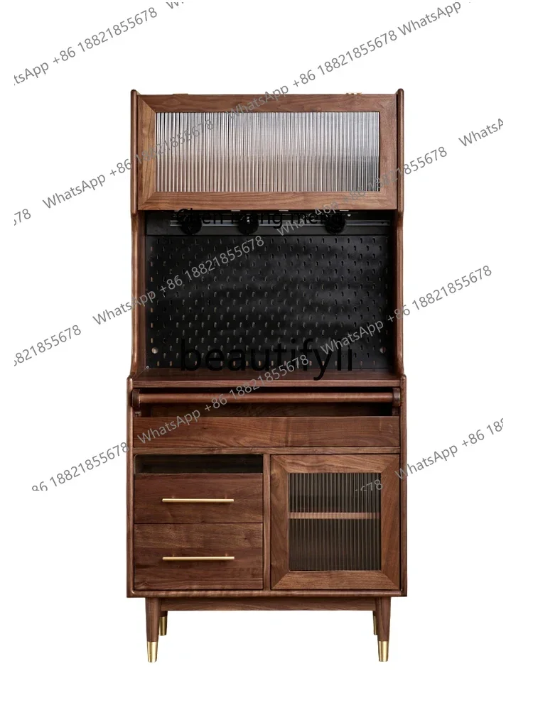2003North American black walnut hole board side cabinet retro solid wood storage integrated wine cabinet against the wall
2003North American black walnut hole board side cabinet retro solid wood storage integrated wine cabinet against the wall