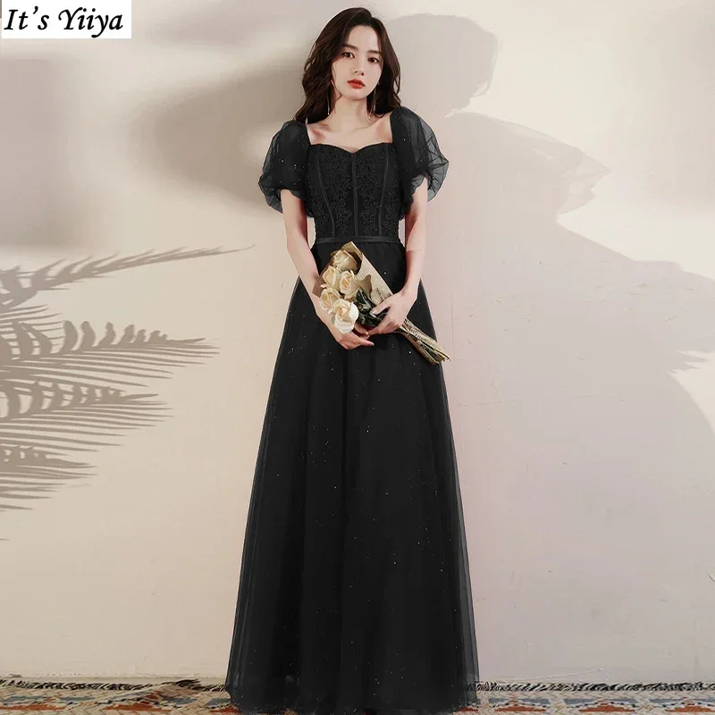 It's Yiiya Customized Evening Dress Black Short Sleeves A-Line Lace Up Floor-Length Plus size Woman Formal Party Gowns A1594
It's Yiiya Customized Evening Dress Black Short Sleeves A-Line Lace Up Floor-Length Plus size Woman Formal Party Gowns A1594