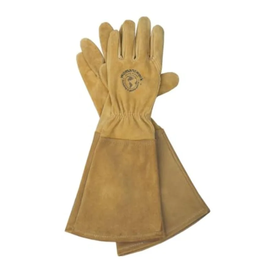 Womanswork Rose Gauntlet Leather Garden Gloves Made in the USA
Womanswork Rose Gauntlet Leather Garden Gloves Made in the USA